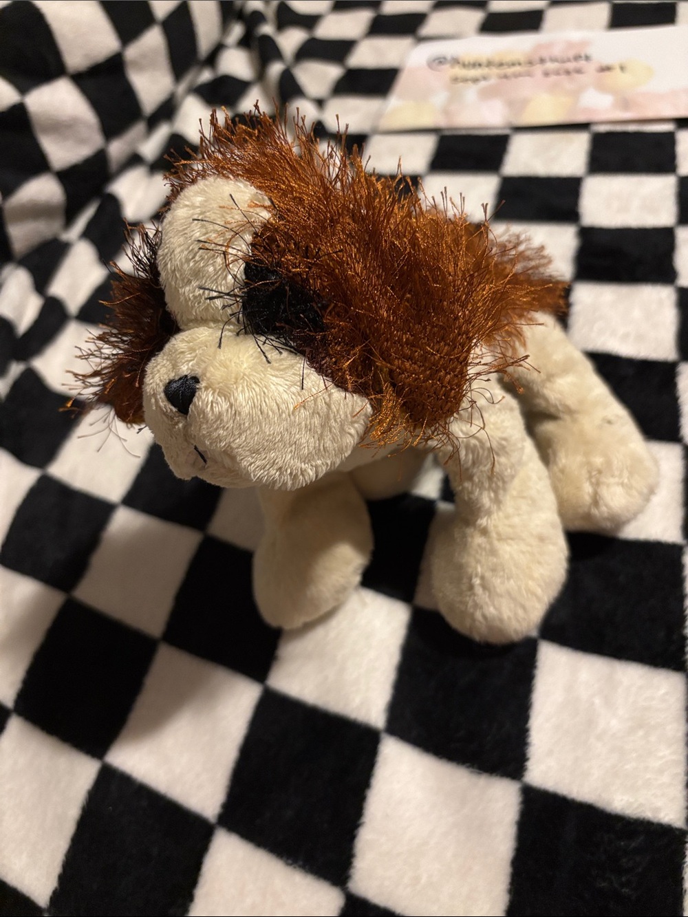 First gen webkinz St. Bernard dog (stained) no codes.. no w for webkinz
